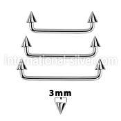 sudcn3 surface piercing surgical steel 316l surface piercings
