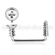 sudscw surface piercing surgical steel 316l surface piercings