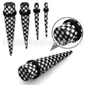 tpacr tapers acrylic body jewelry ear lobe