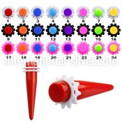 tpsvr tapers acrylic body jewelry ear lobe