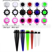 tpuvkr tapers acrylic body jewelry ear lobe
