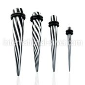 tpvf tapers acrylic body jewelry ear lobe