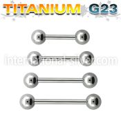 ubbnpg straight barbells titanium g23 implant grade nipple