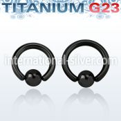 ubcrt8 hoops captive rings anodized titanium g23 implant grade ear lobe
