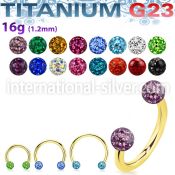 ugcbefr3 gold anodized titanium 16g horseshoe ferido