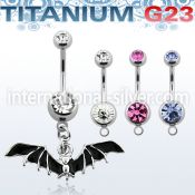 umcd569 belly rings titanium g23 implant grade belly button