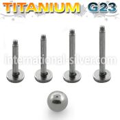 uset04 labrets lip rings titanium g23 implant grade labrets chin