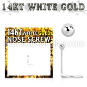 wscb1 l shape nose studs gold nose