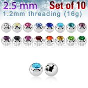 xjb25 loose body jewelry parts surgical steel 316l 