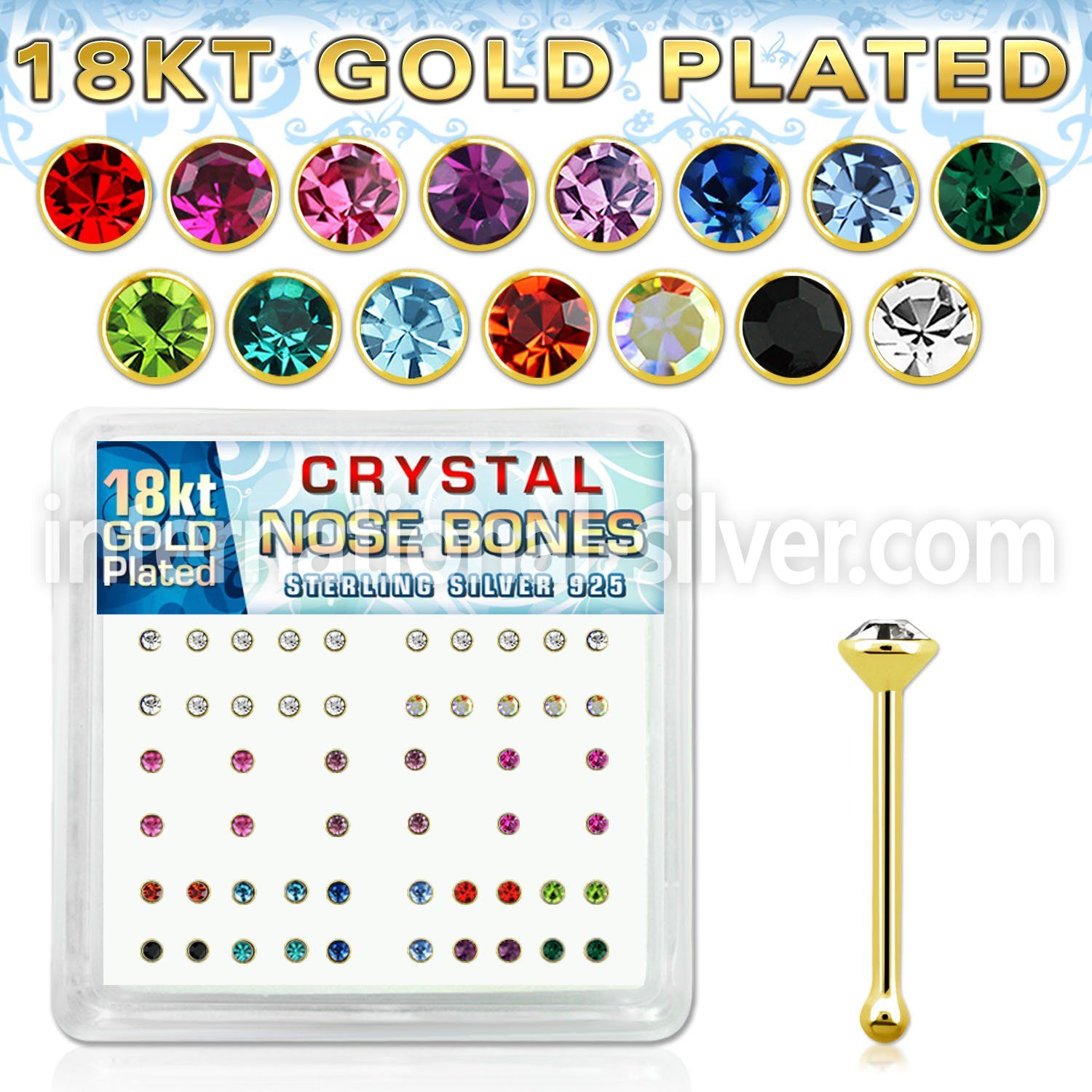 18b14xm nose bone silver 925 nose