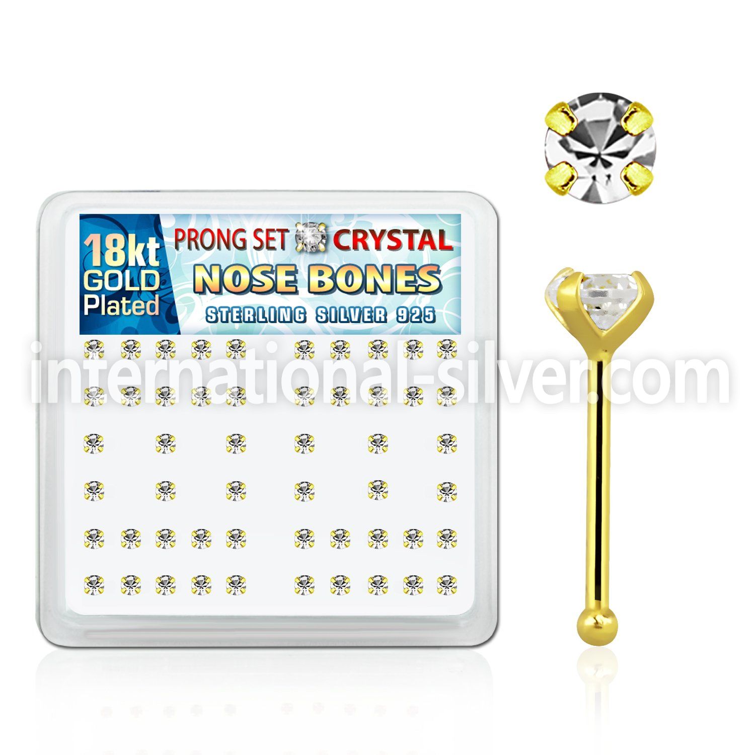 18bp19xc nose bone silver 925 nose