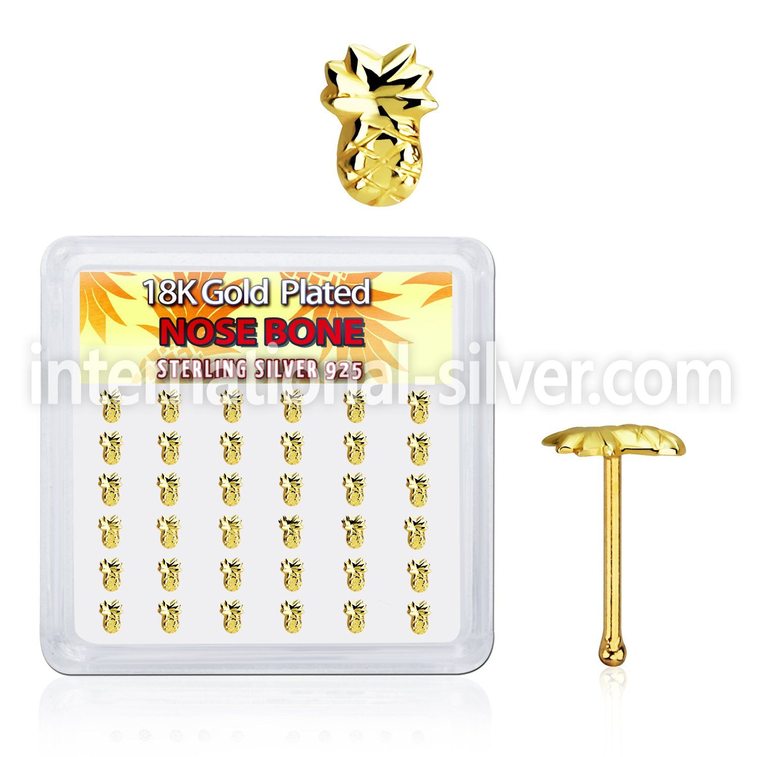 18bvpa36 nose bone silver 925 nose