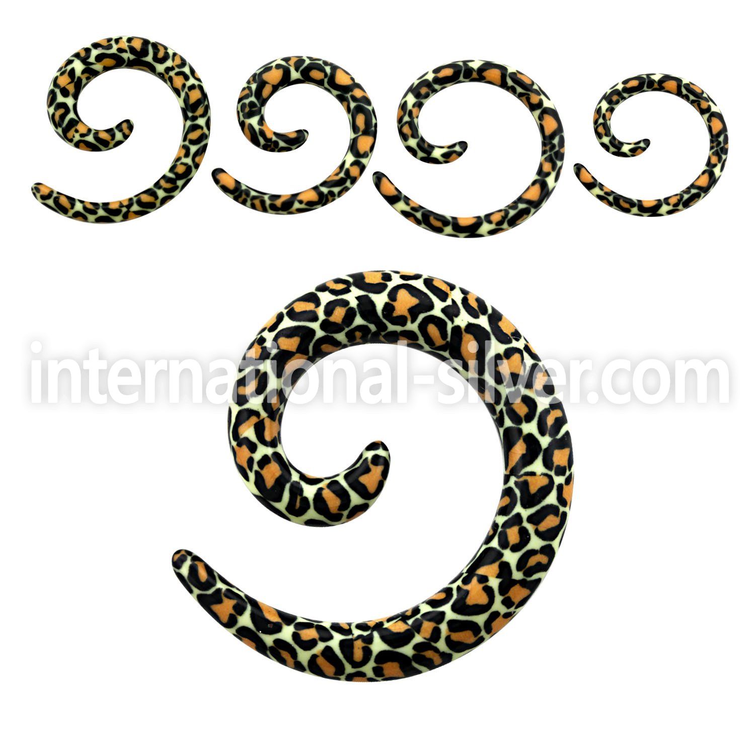 accof tapers acrylic body jewelry ear lobe