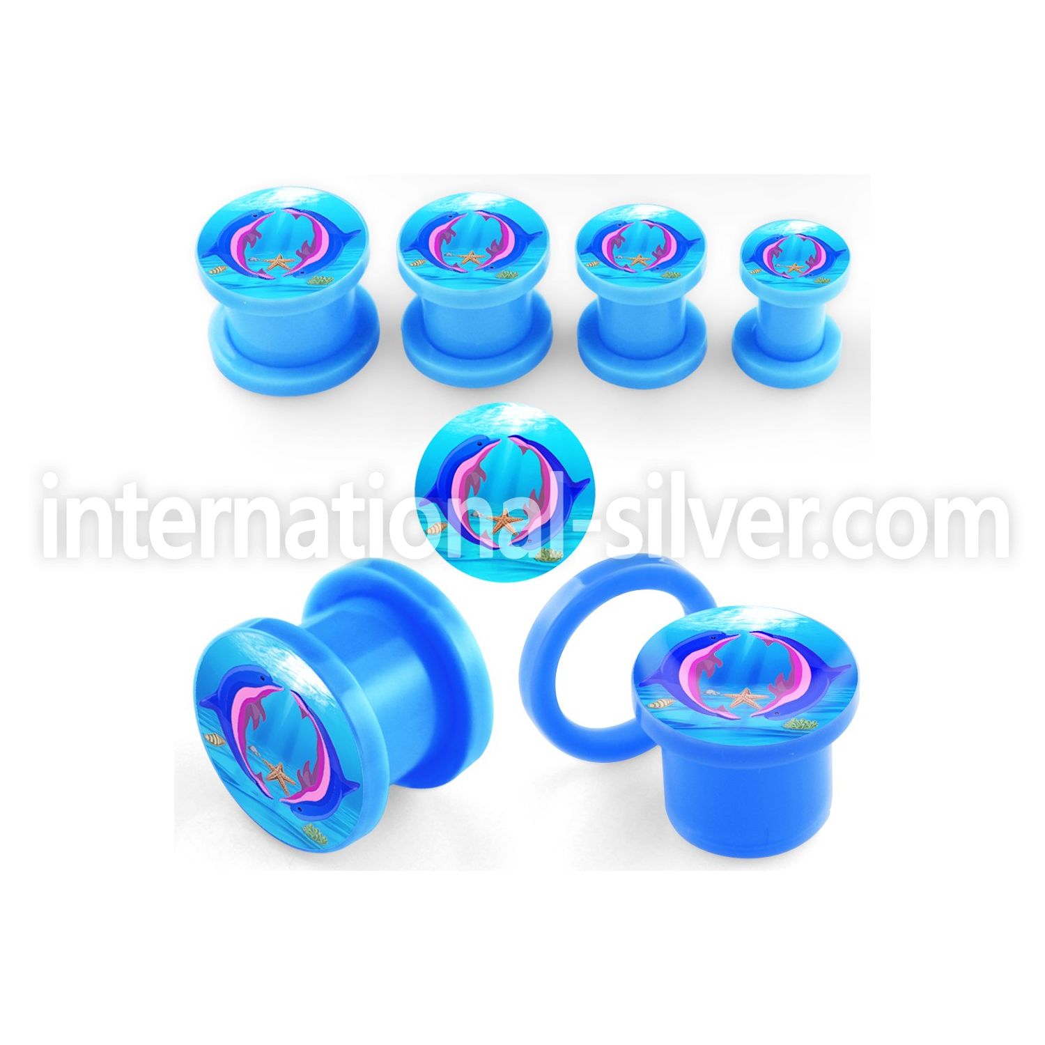 afpccc plugs gauges acrylic body jewelry ear lobe
