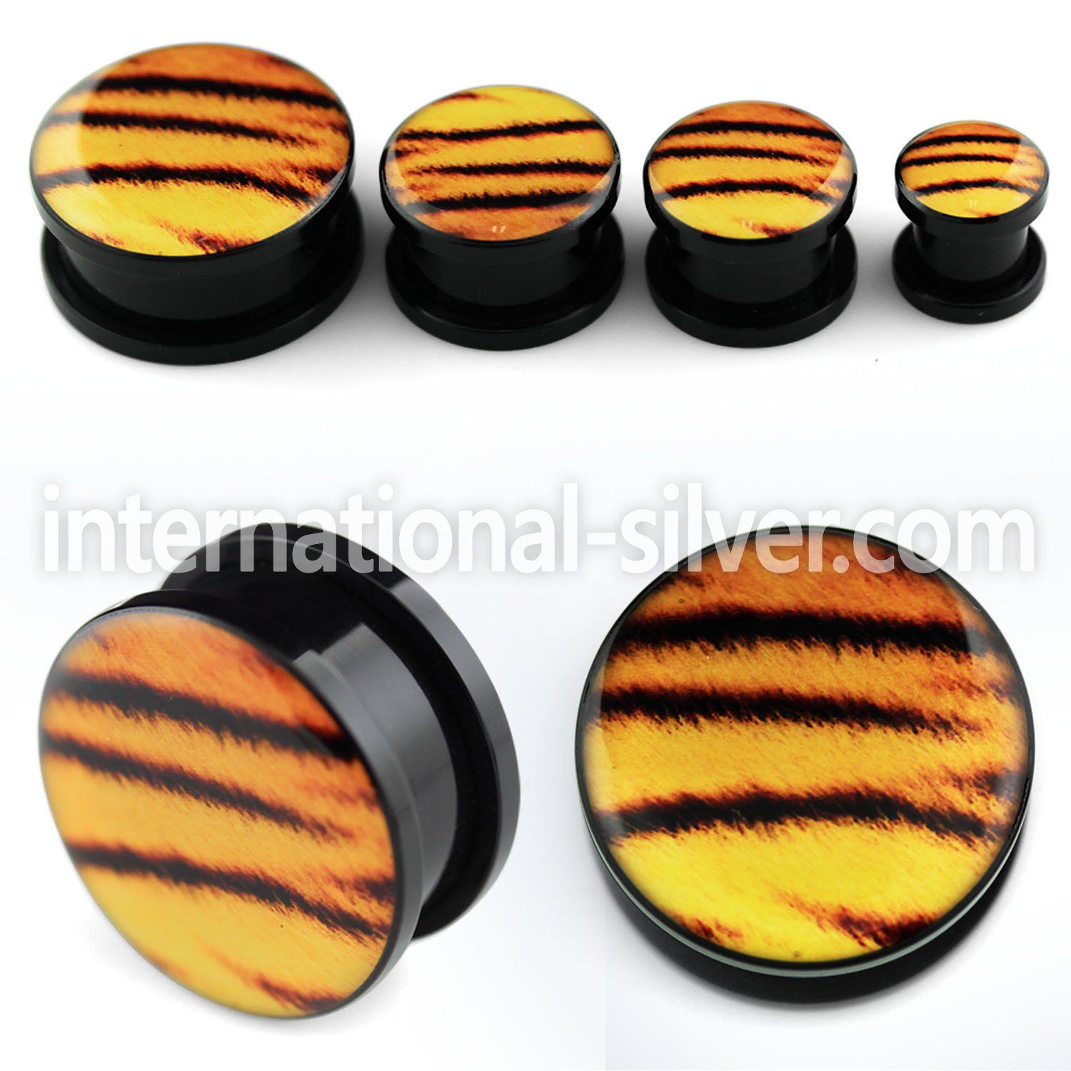 afpll plugs gauges acrylic body jewelry ear lobe
