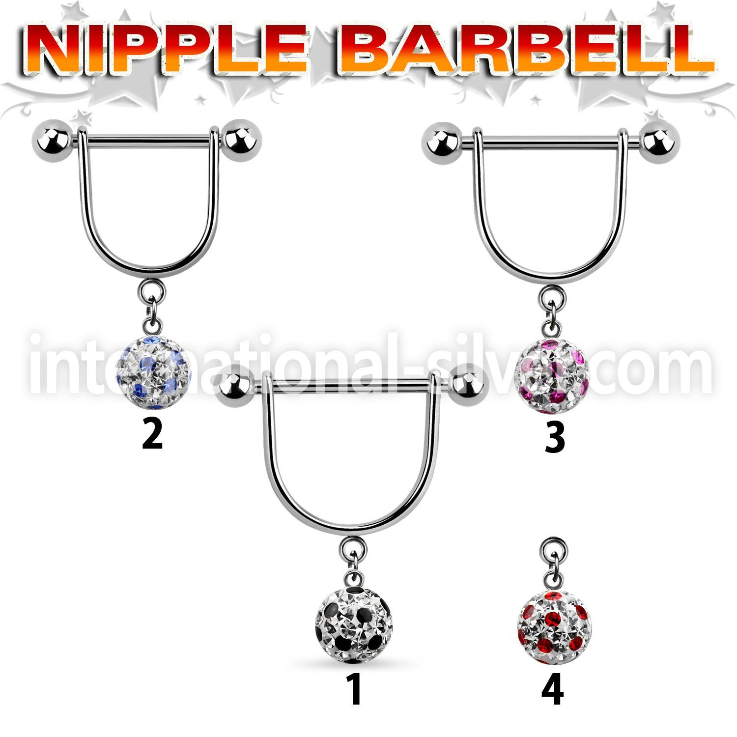 afrsnp8 straight barbells surgical steel 316l nipple