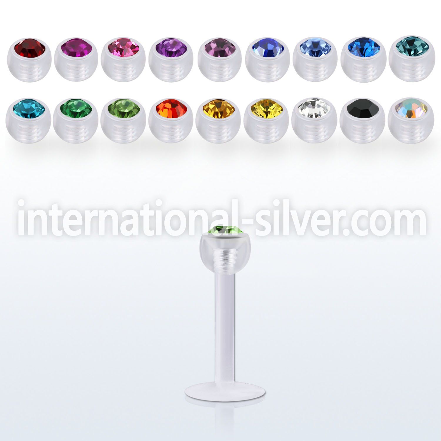 albeajb4 labrets lip rings acrylic body jewelry labrets chin