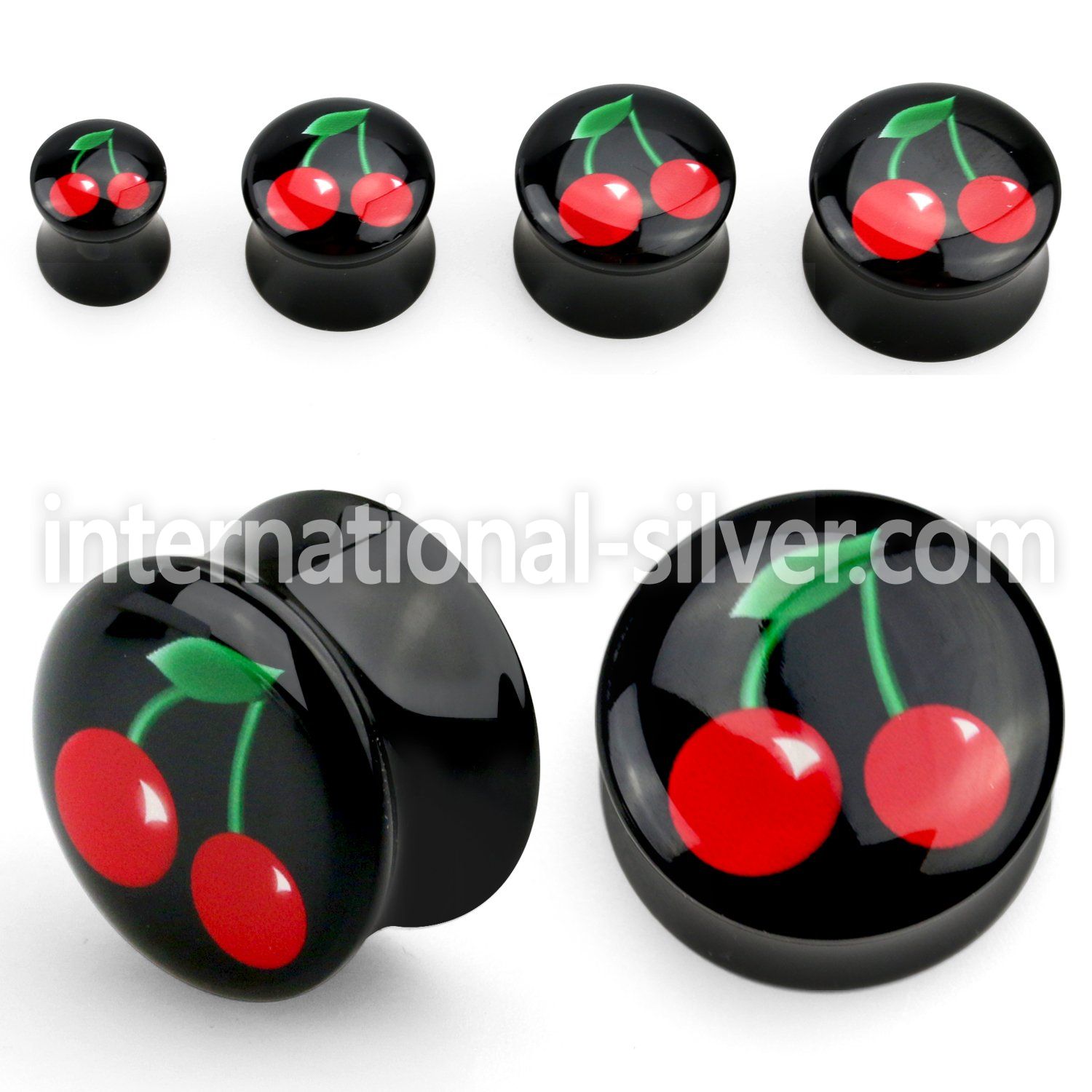 apgche plugs gauges acrylic body jewelry ear lobe