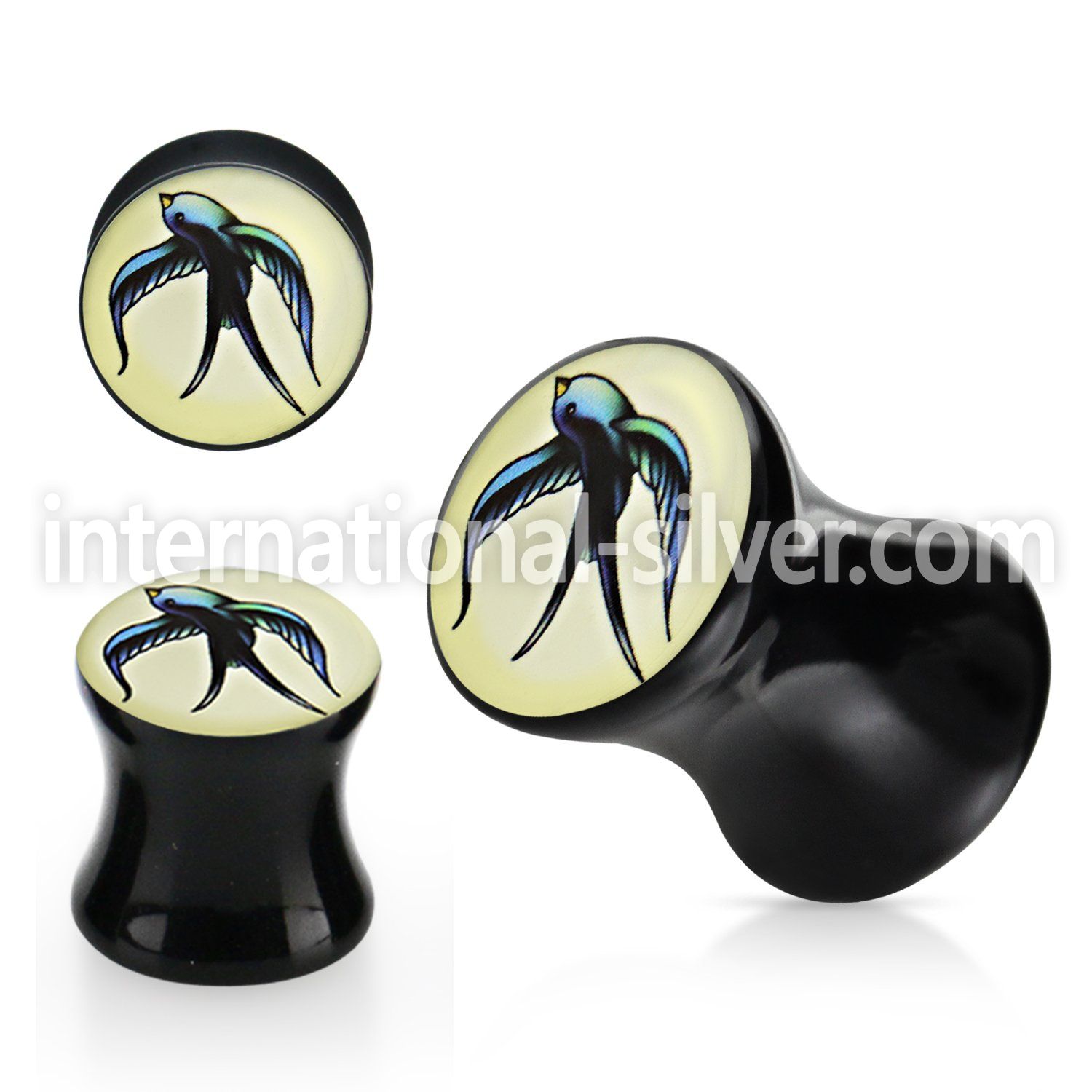 apgdd plugs gauges acrylic body jewelry ear lobe