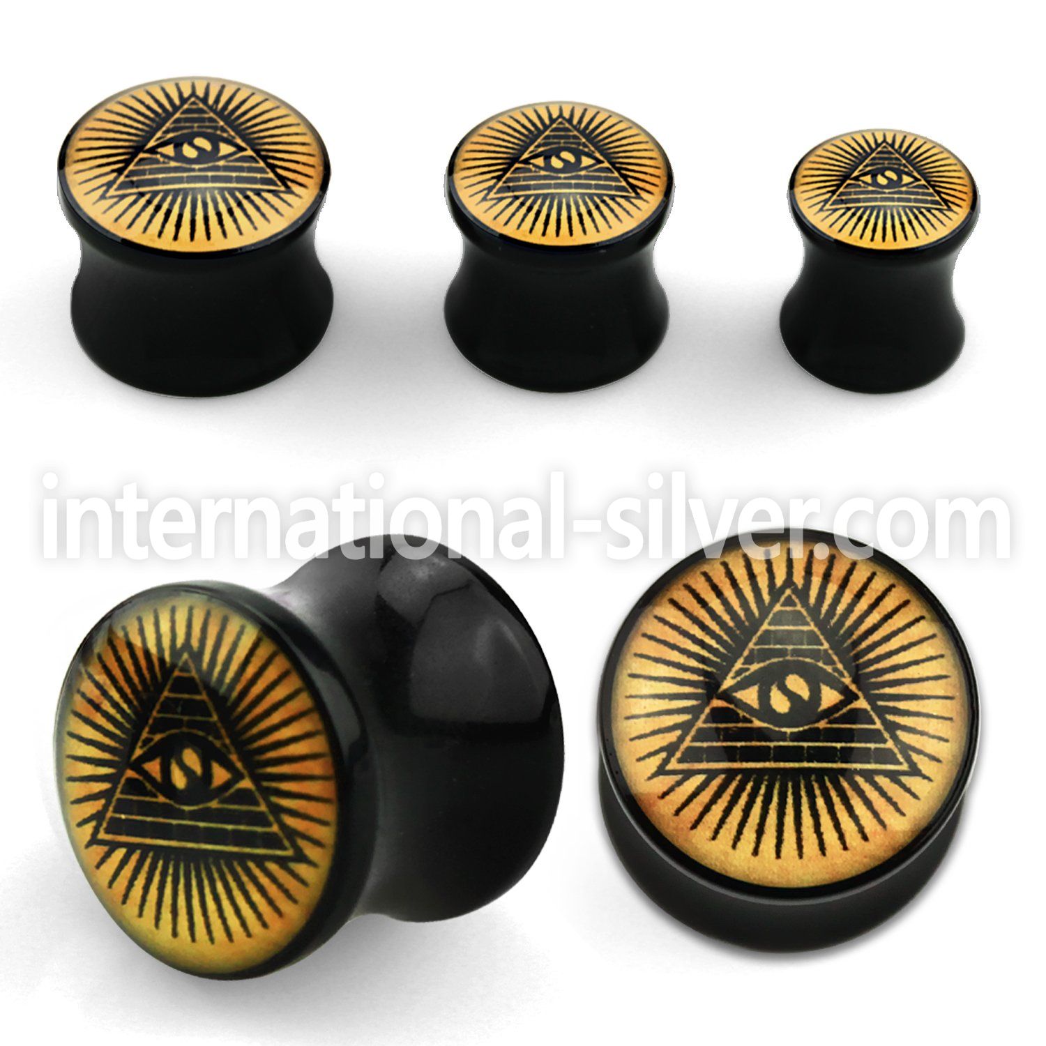 apgpye plugs gauges acrylic body jewelry ear lobe