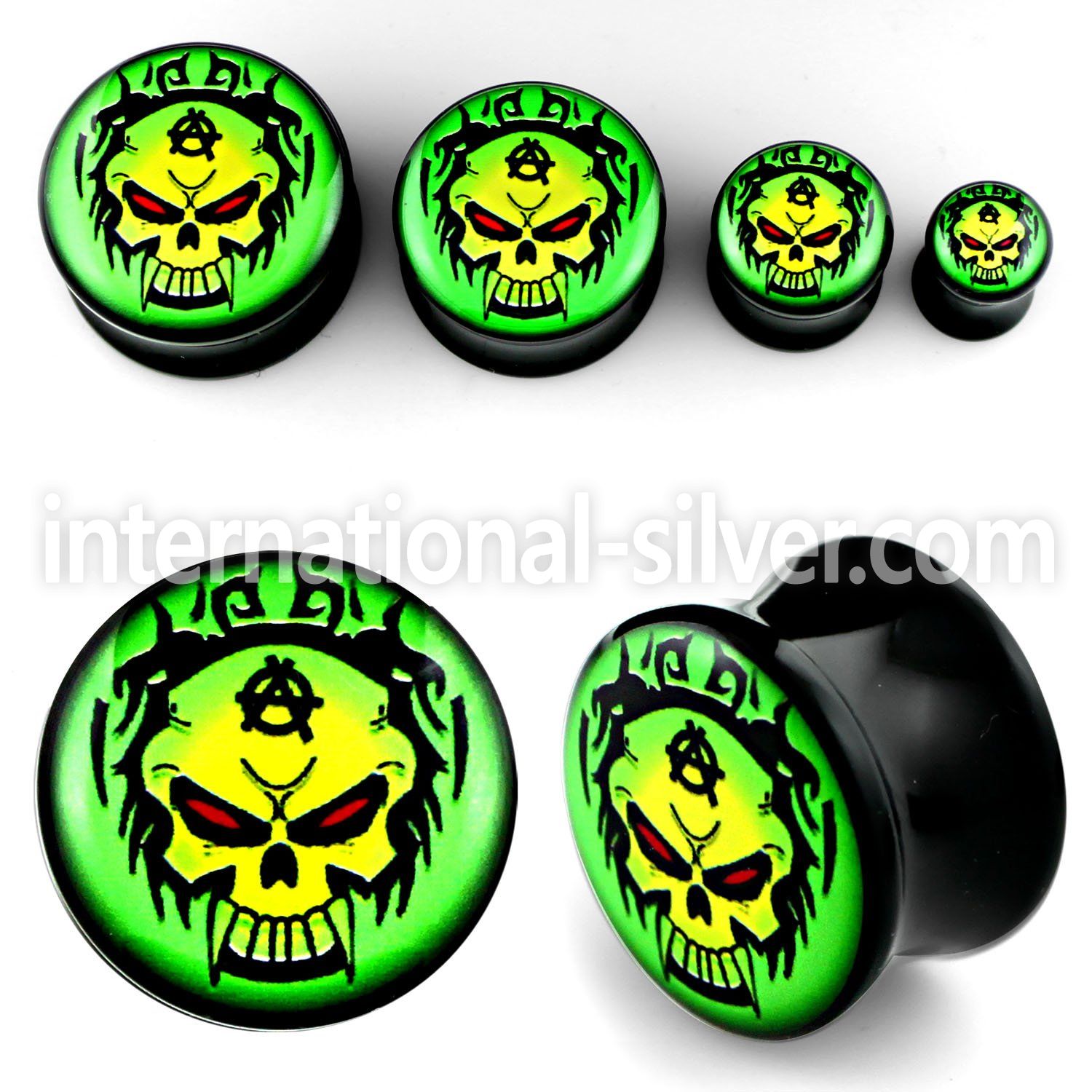 apgww plugs gauges acrylic body jewelry ear lobe