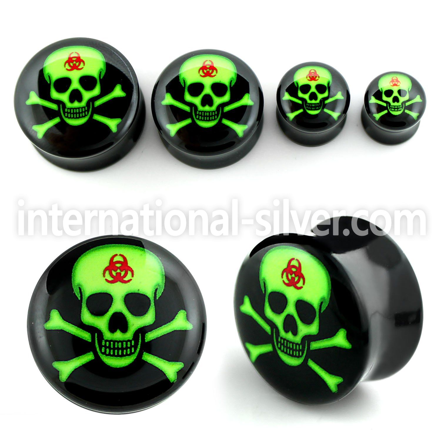 apgxx plugs gauges acrylic body jewelry ear lobe