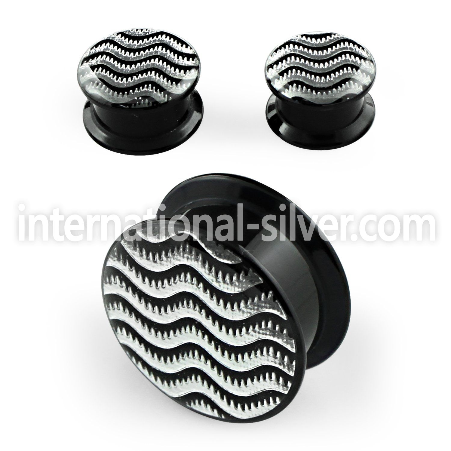 apic plugs gauges acrylic body jewelry ear lobe
