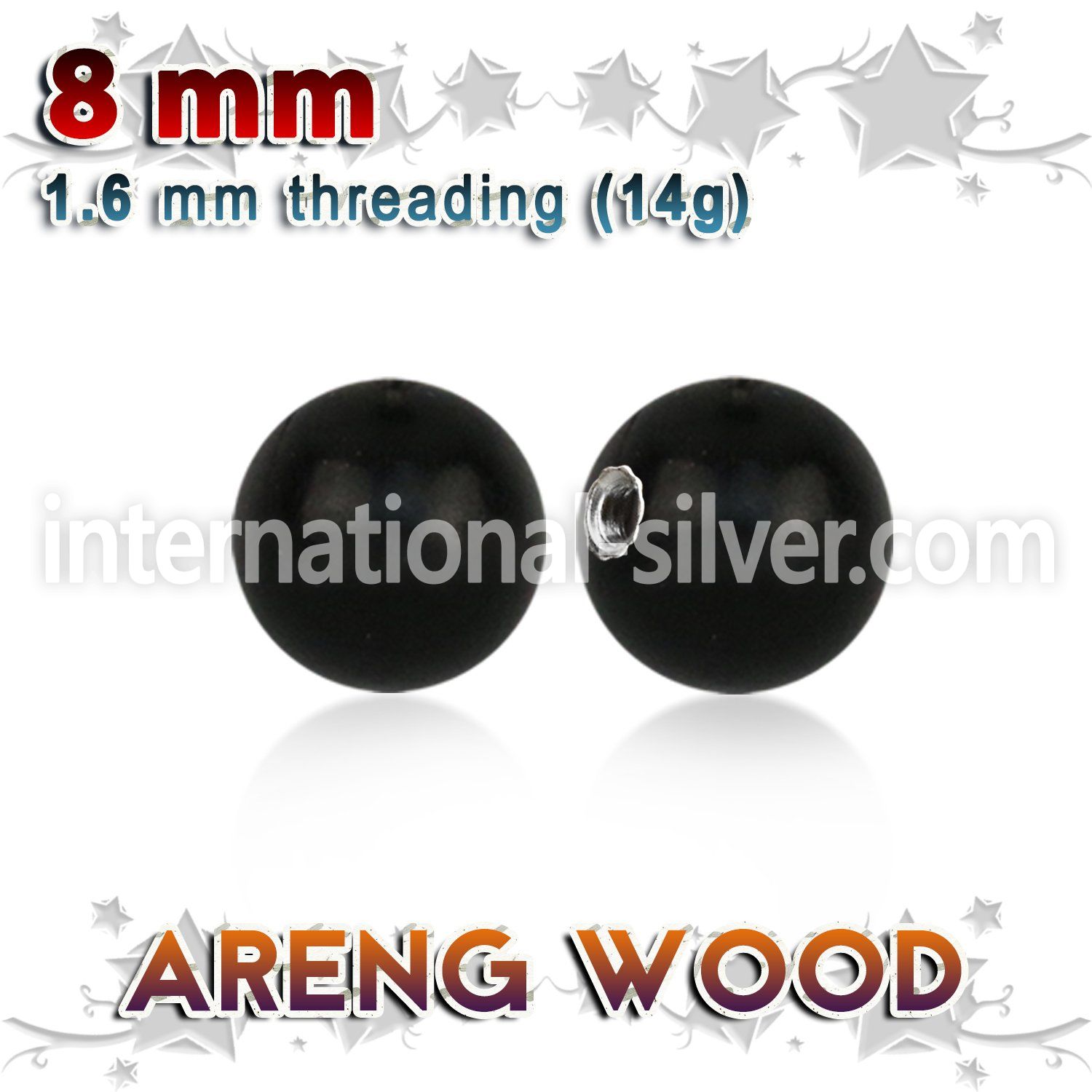 arball8 loose body jewelry parts organic body jewelry 