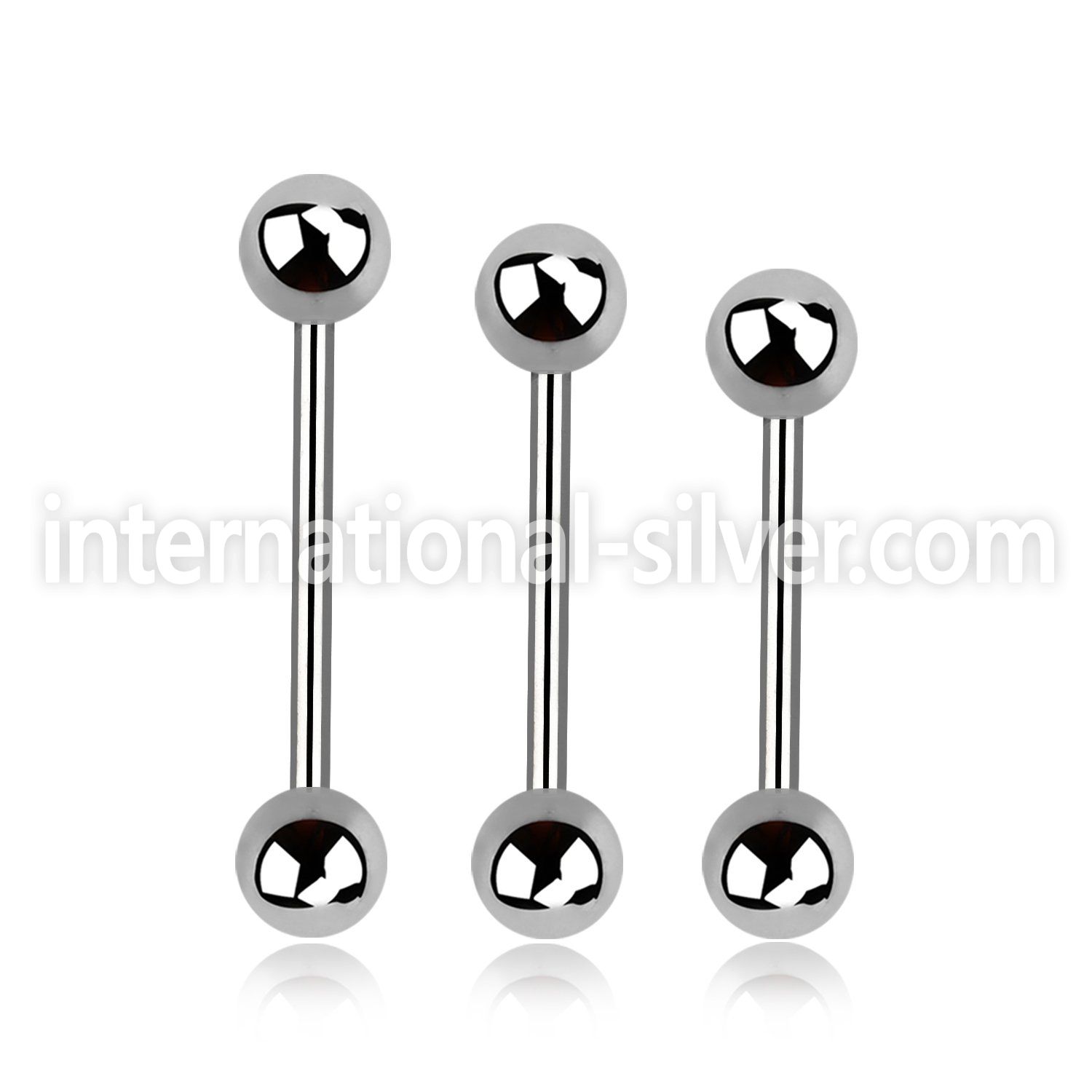 bb20 straight barbells surgical steel 316l tongue