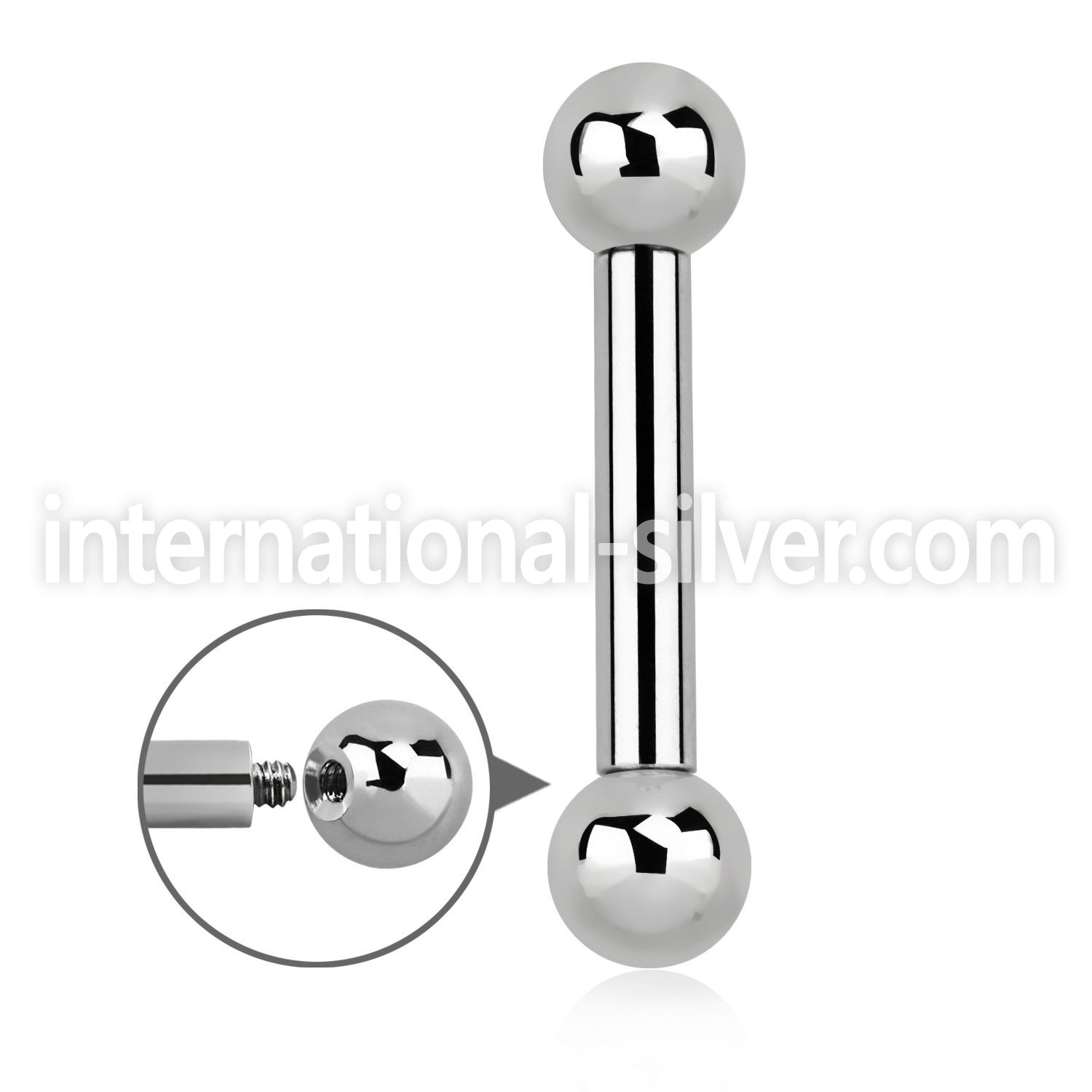 bb8x straight barbells surgical steel 316l tongue
