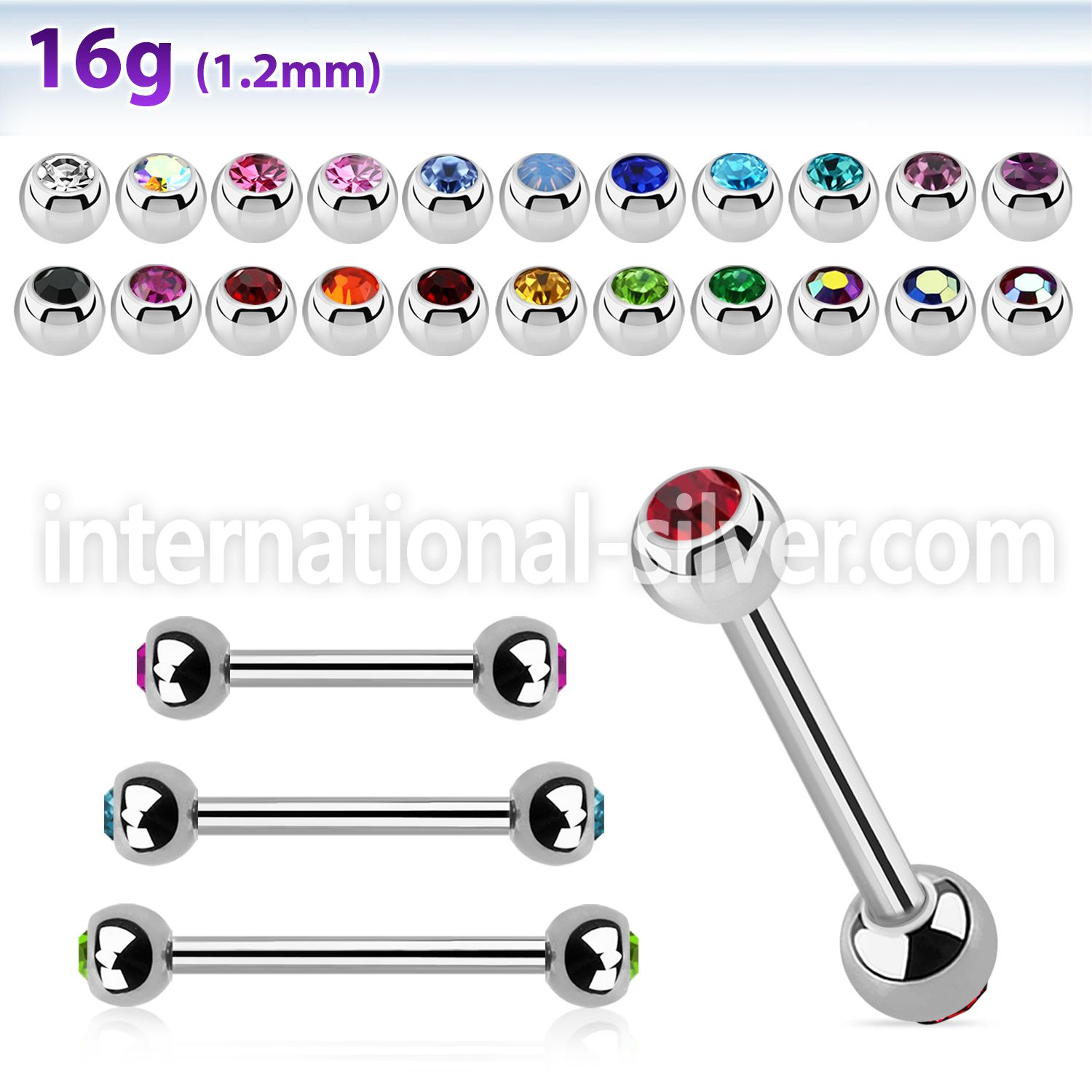 bbe2c straight barbells surgical steel 316l eyebrow
