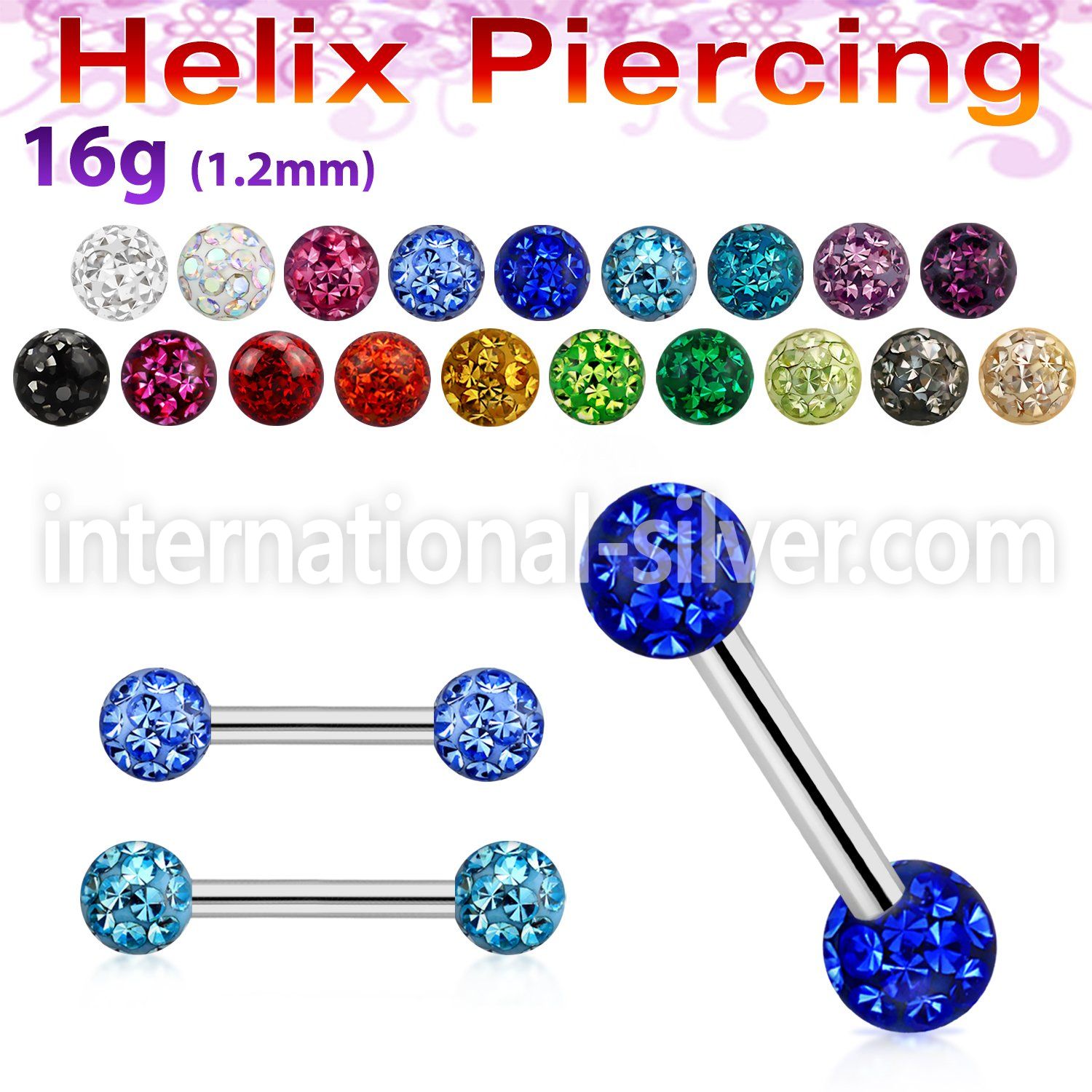 bber23 straight barbells surgical steel 316l eyebrow