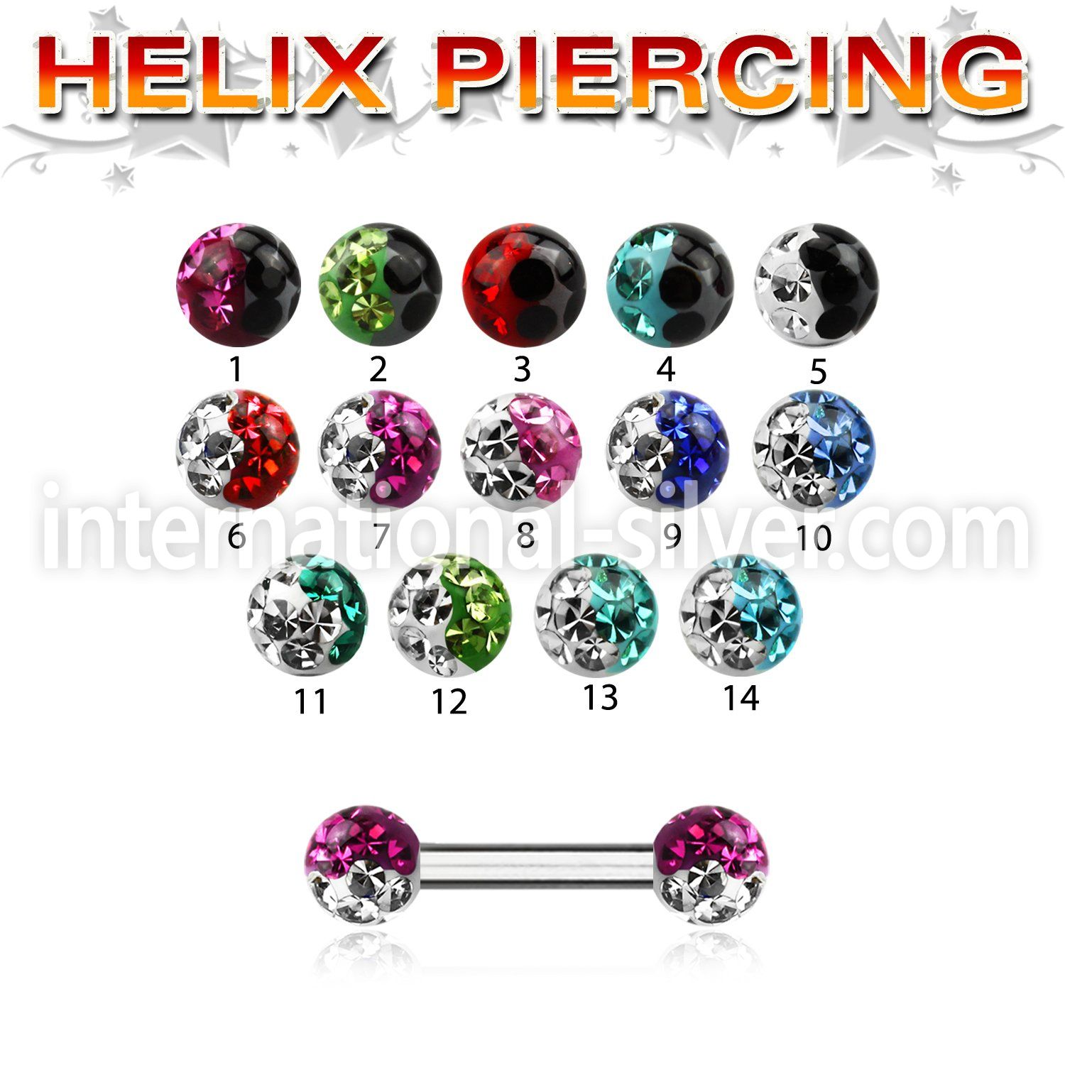 bber23e straight barbells surgical steel 316l eyebrow