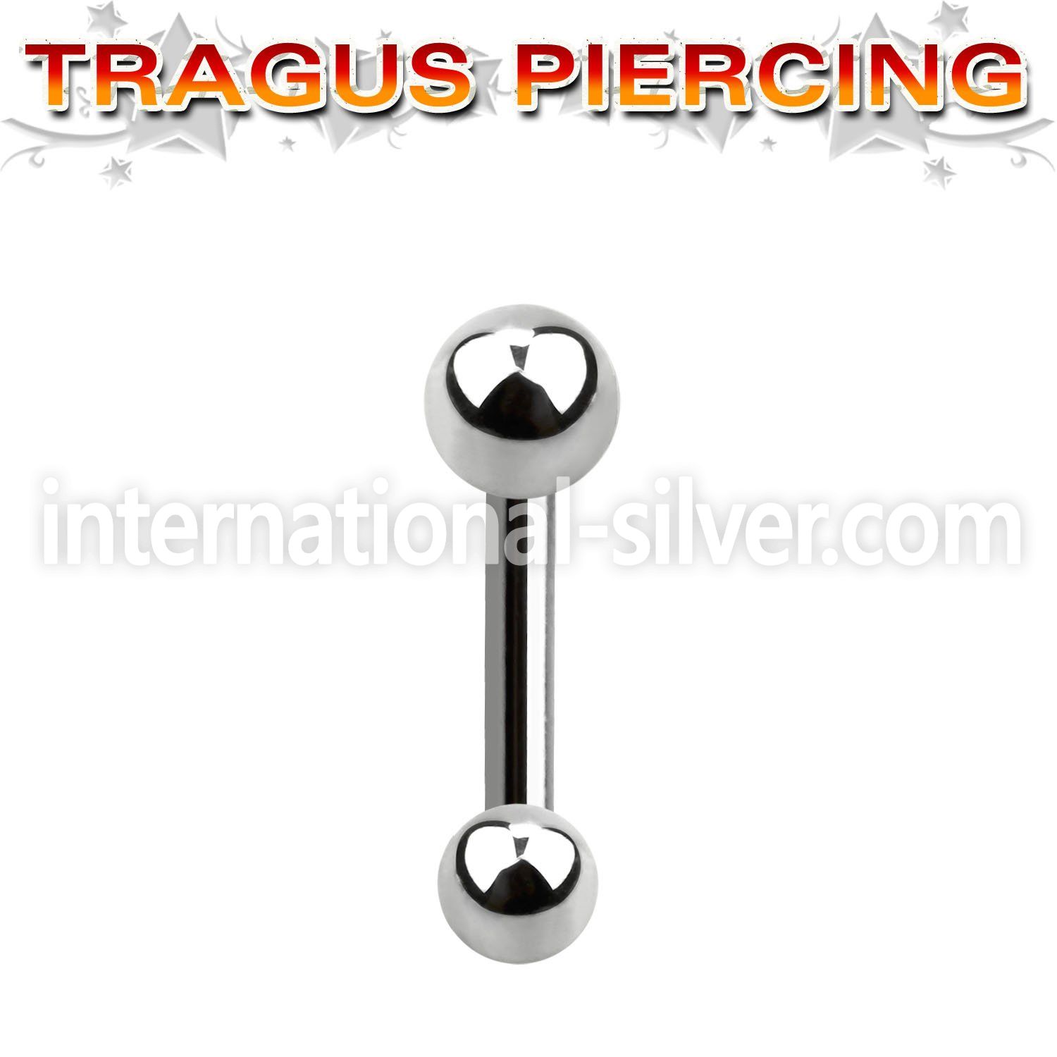 bber37 straight barbells surgical steel 316l tragus