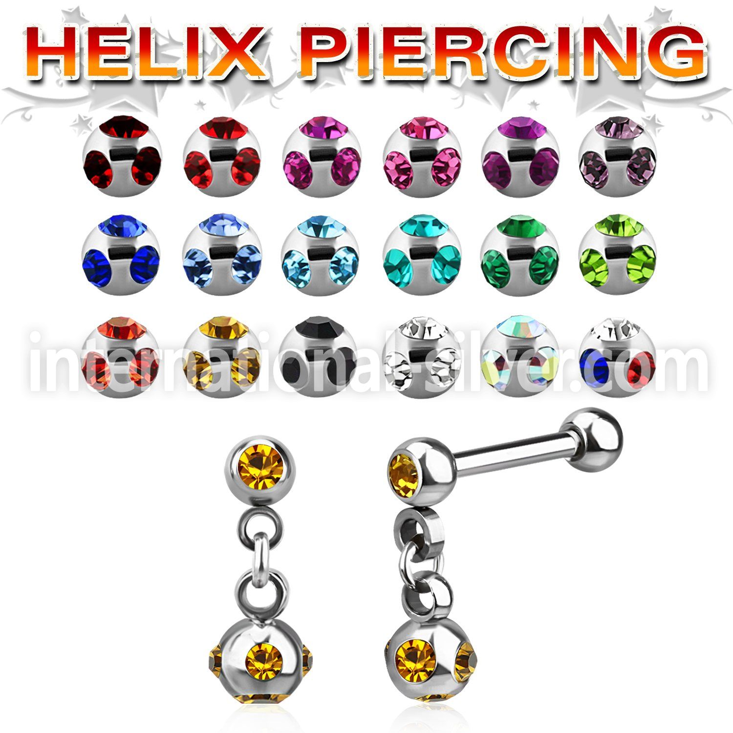 bber40 straight barbells surgical steel 316l tragus