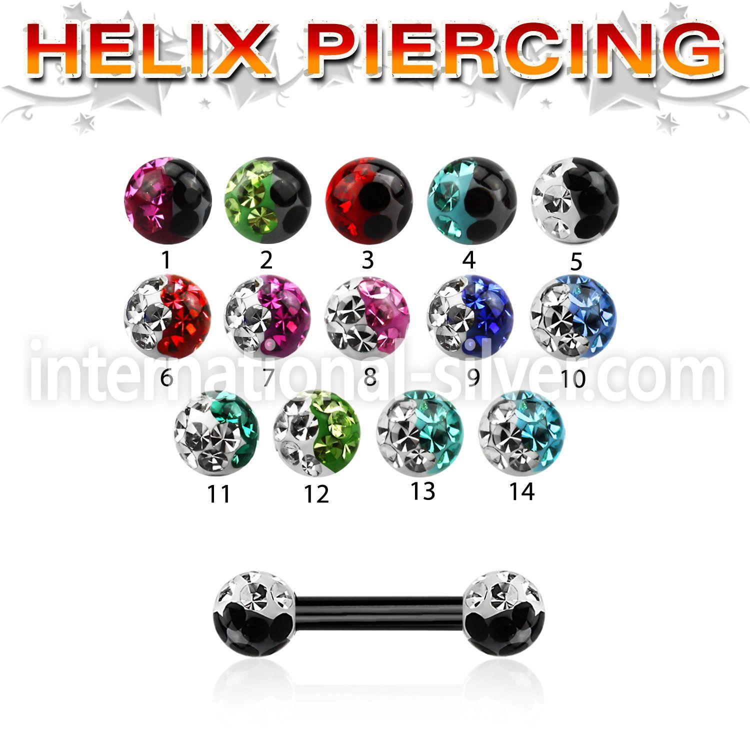 bbert23e straight barbells anodized surgical steel 316l eyebrow