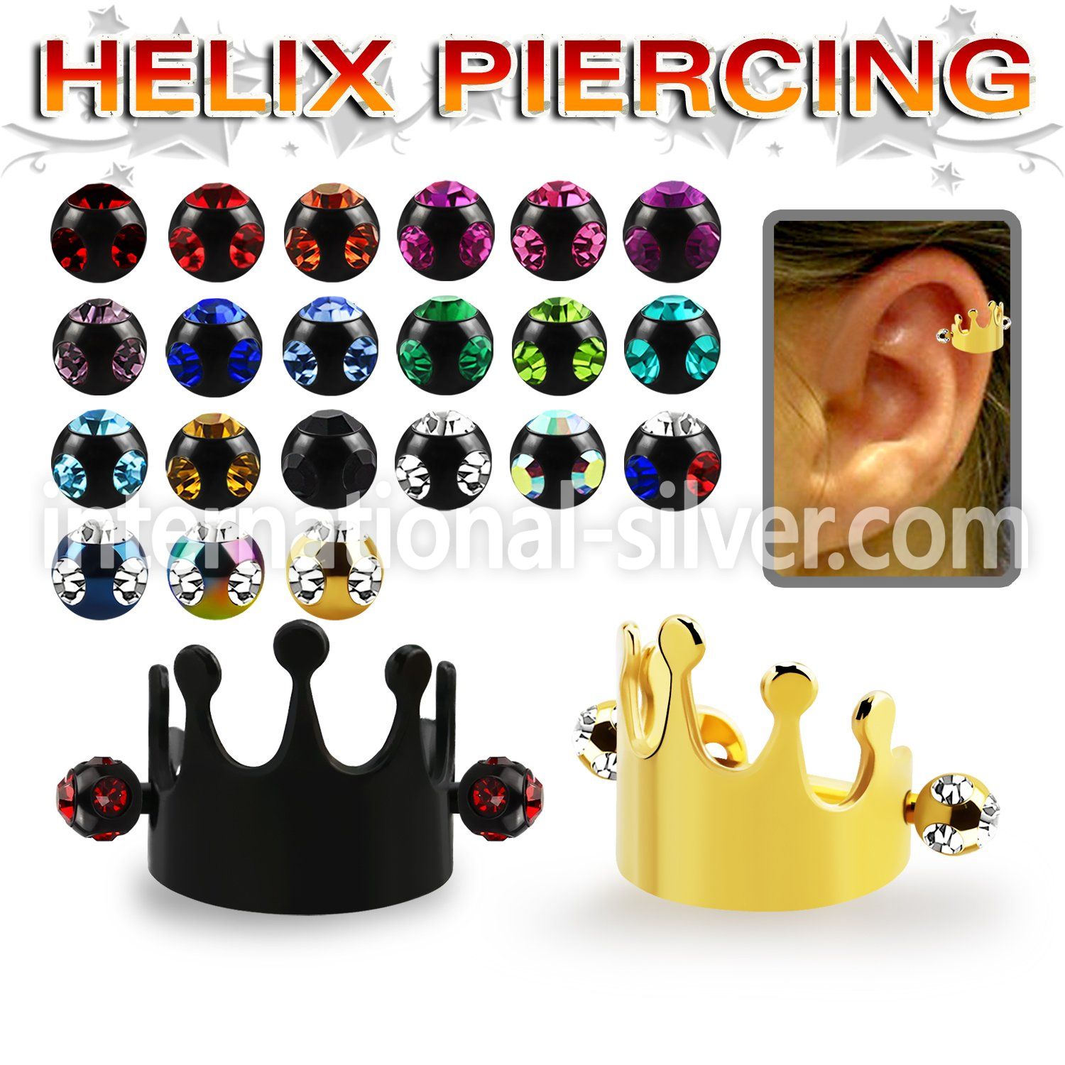 bbert68 straight barbells anodized surgical steel 316l helix