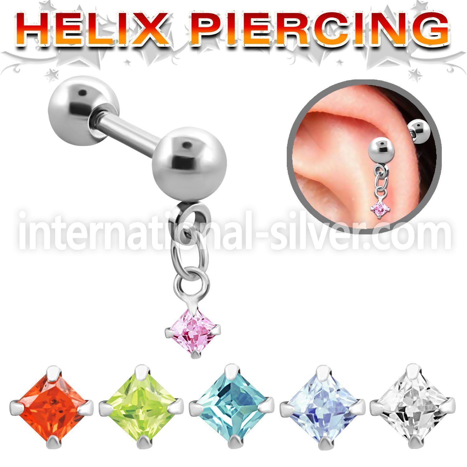 bberv4 straight barbells surgical steel 316l helix