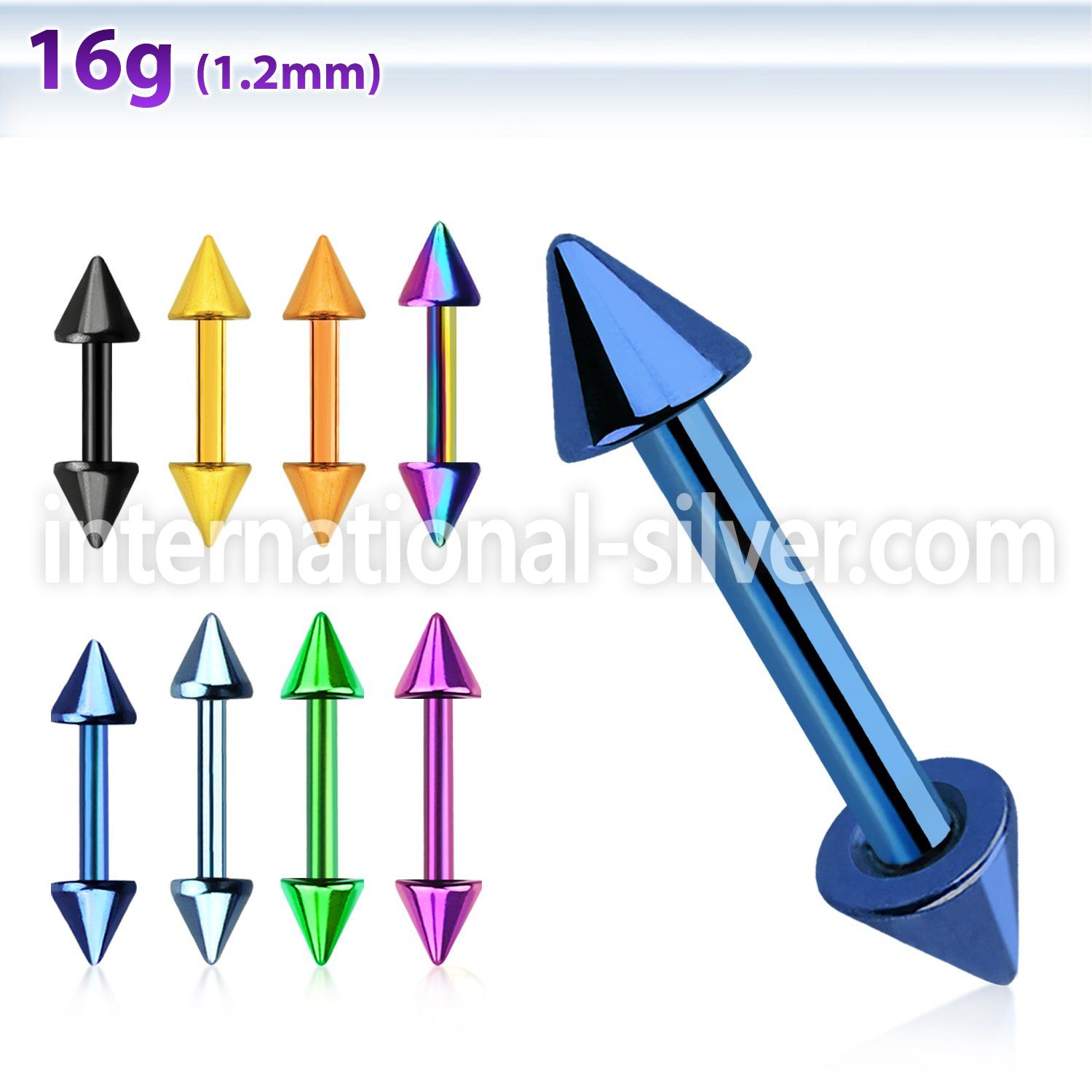 bbetcn straight barbells anodized surgical steel 316l eyebrow