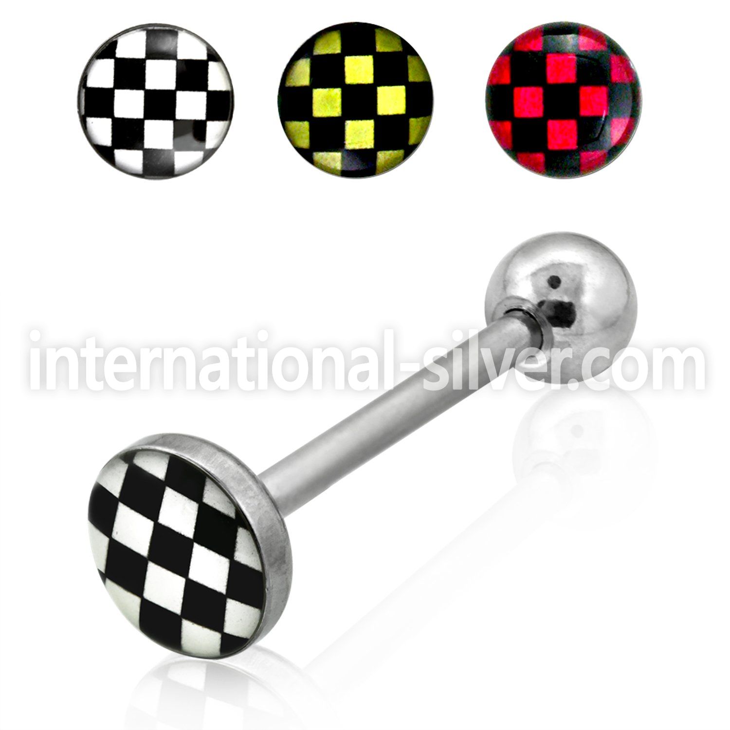 bbfche straight barbells surgical steel 316l tongue