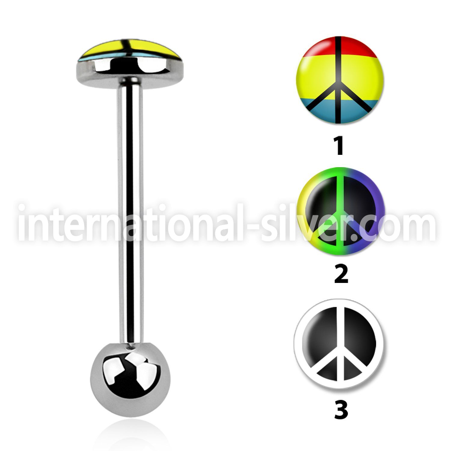 bbfpea straight barbells surgical steel 316l tongue