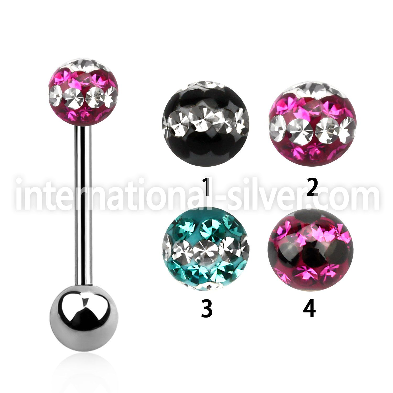 bbfr5d straight barbells surgical steel 316l tongue