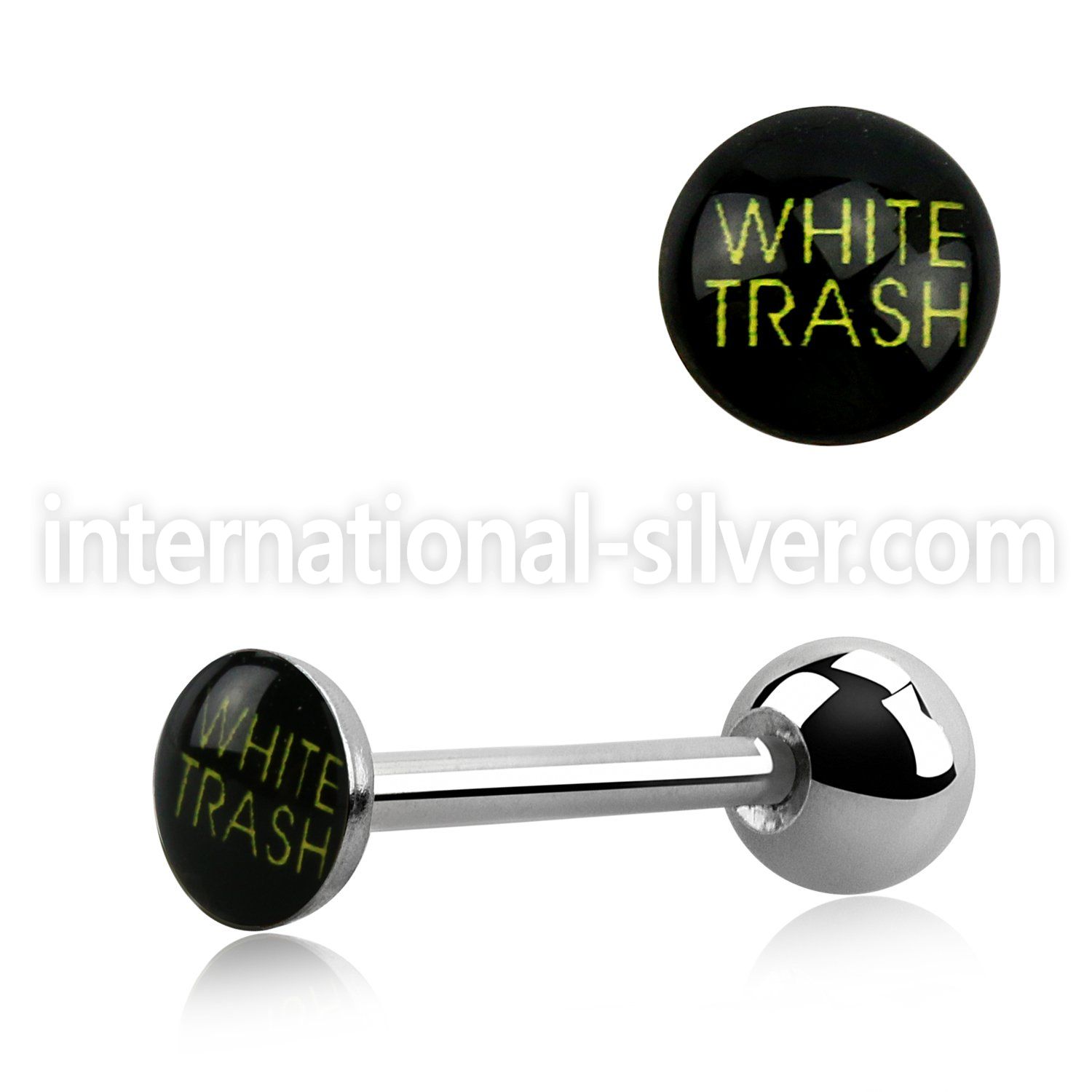bbfwt straight barbells surgical steel 316l tongue