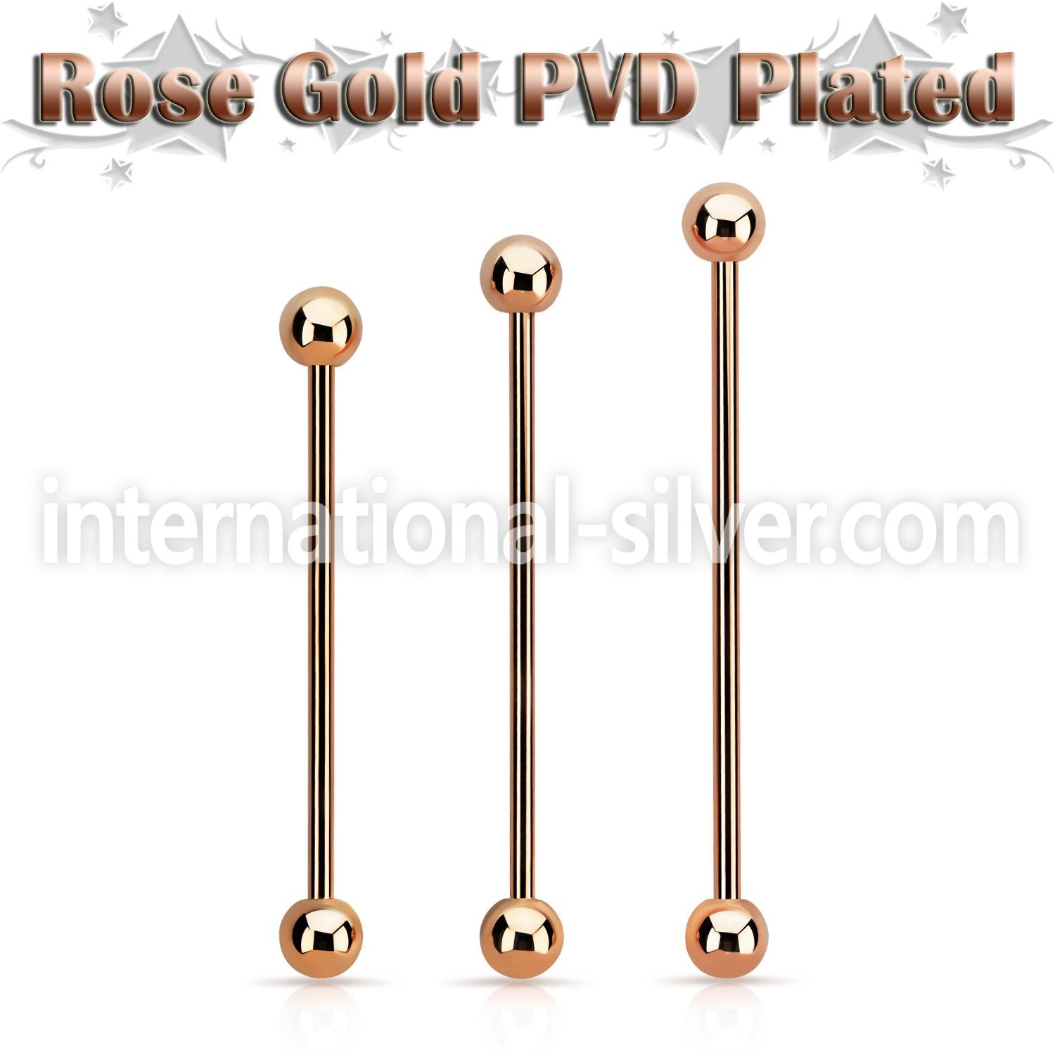 bbittb straight barbells anodized surgical steel 316l 