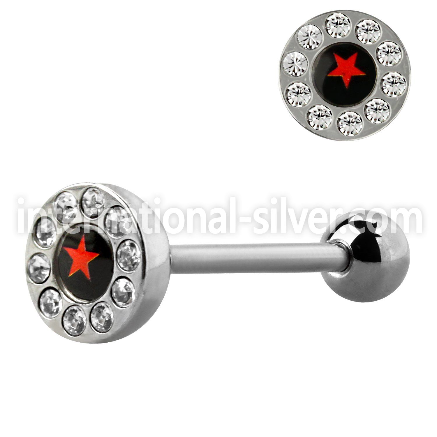 bbloc3 straight barbells surgical steel 316l tongue