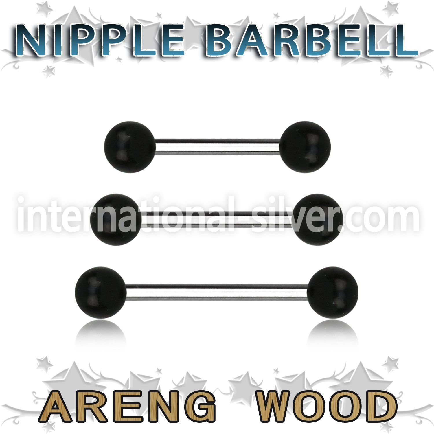 bbnpar5 straight barbells organic body jewelry nipple