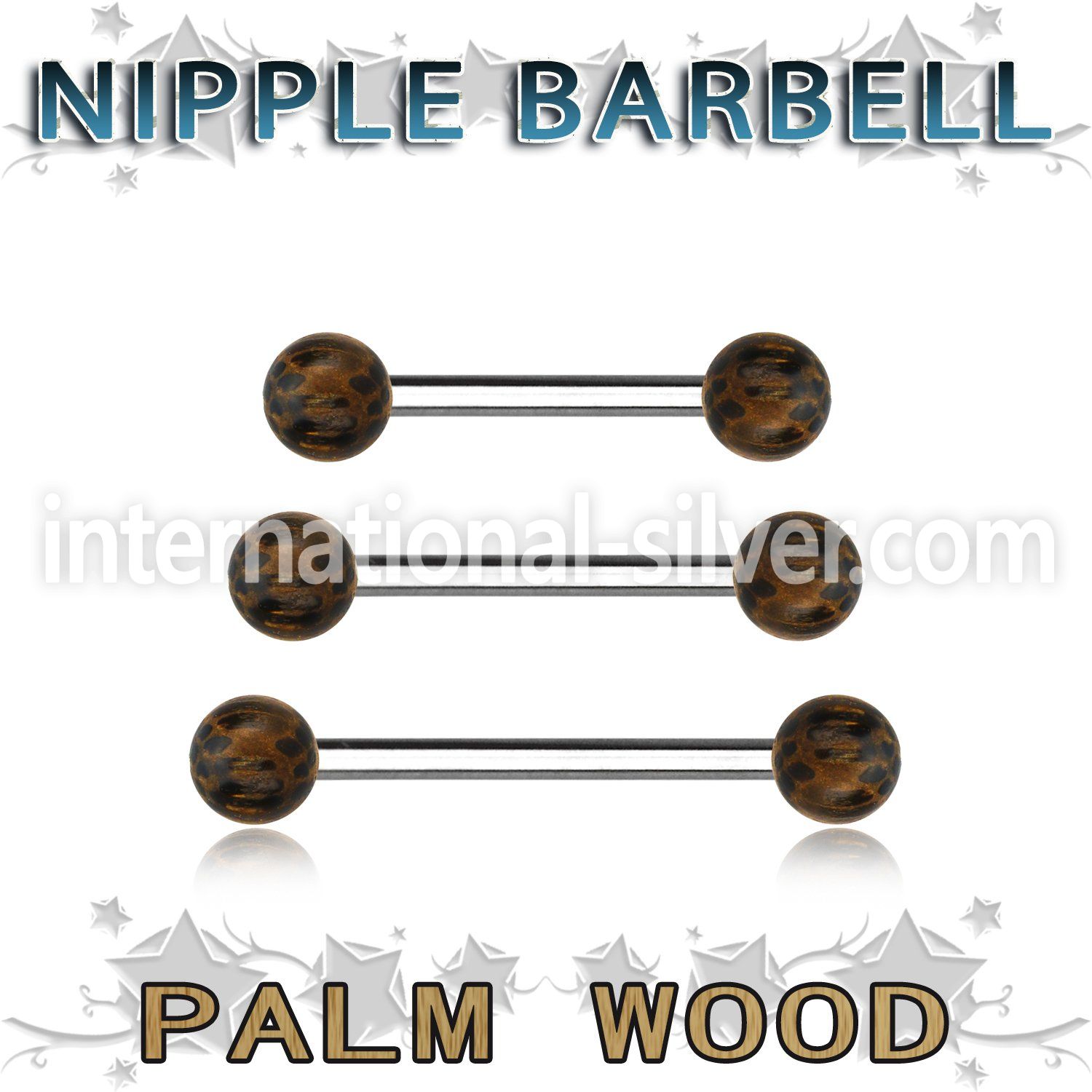 bbnppl5 straight barbells organic body jewelry nipple