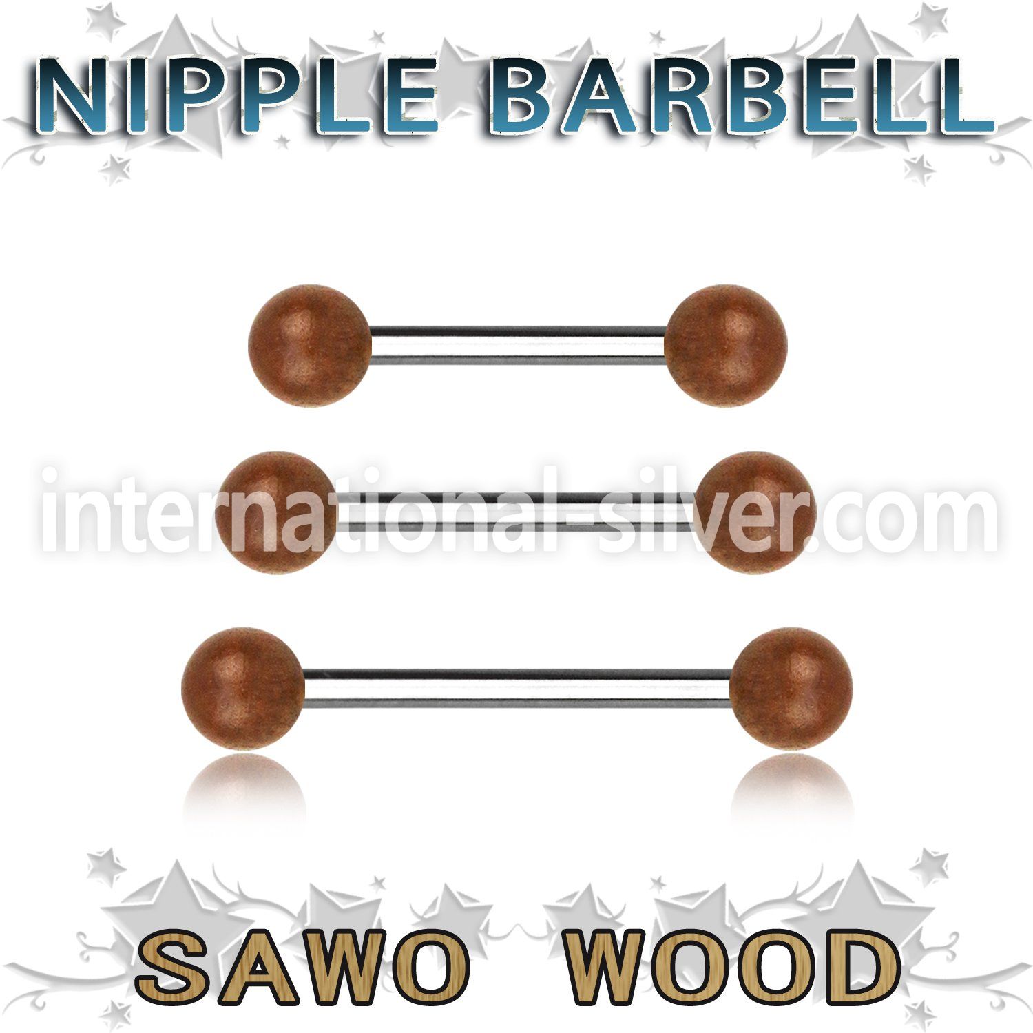 bbnpsw5 straight barbells organic body jewelry nipple