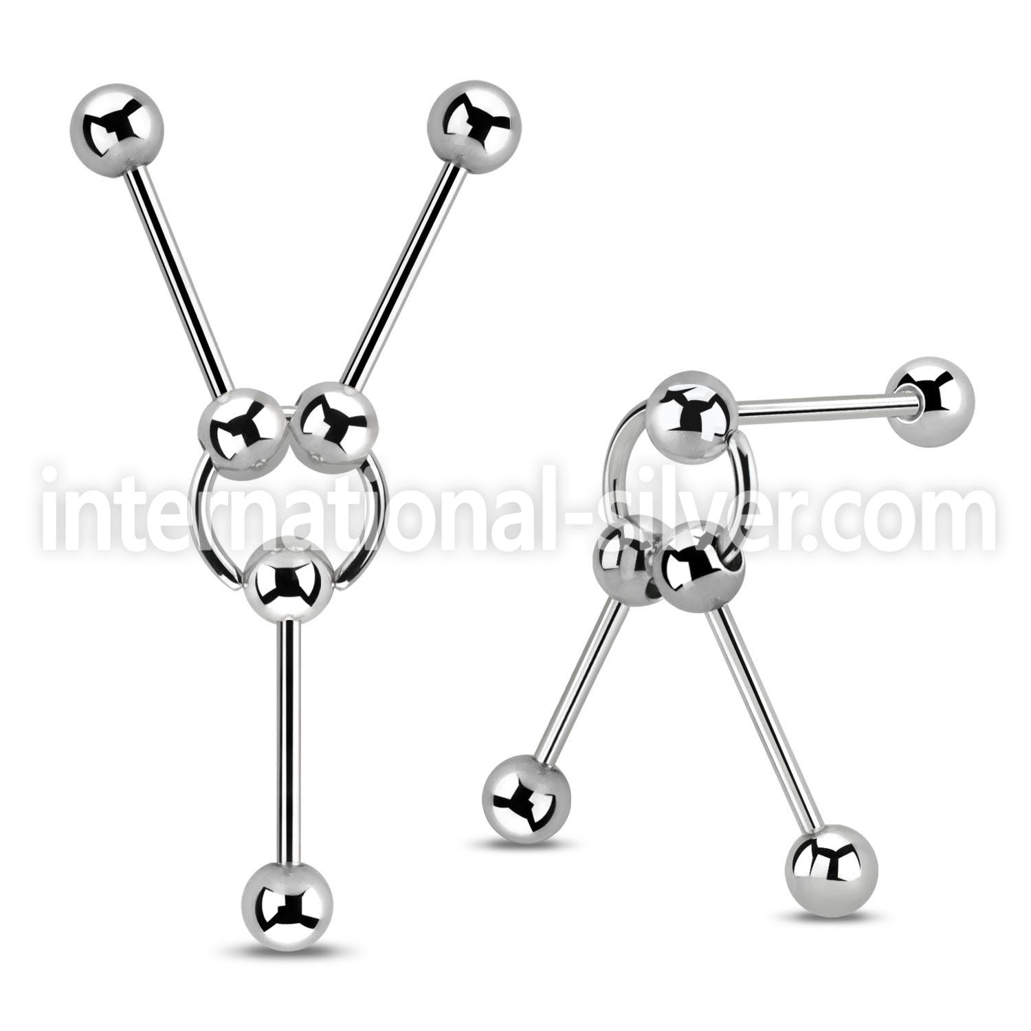 bbsl2d surgical steel 14g barbell ear others piercing
