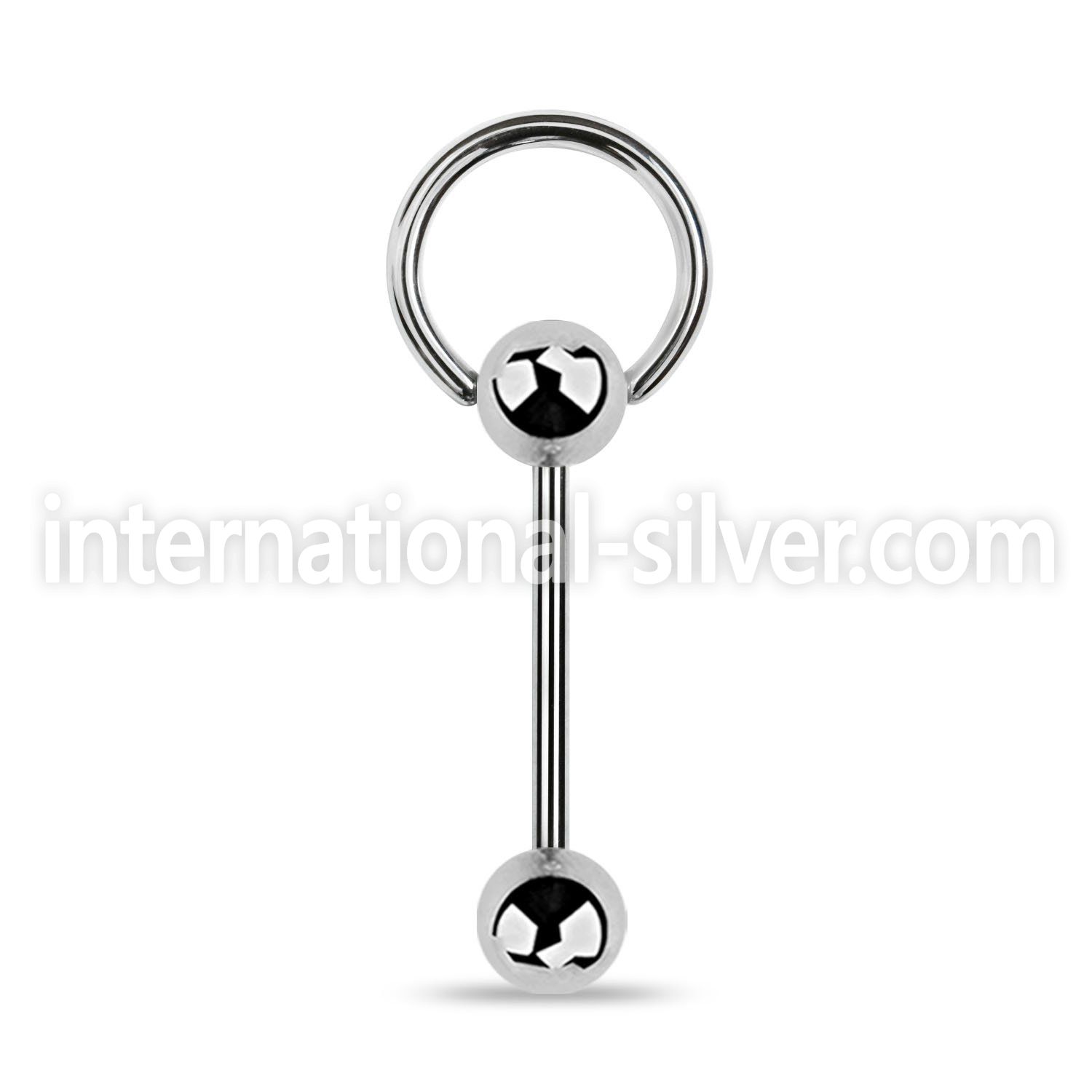 bbsl straight barbells surgical steel 316l tongue